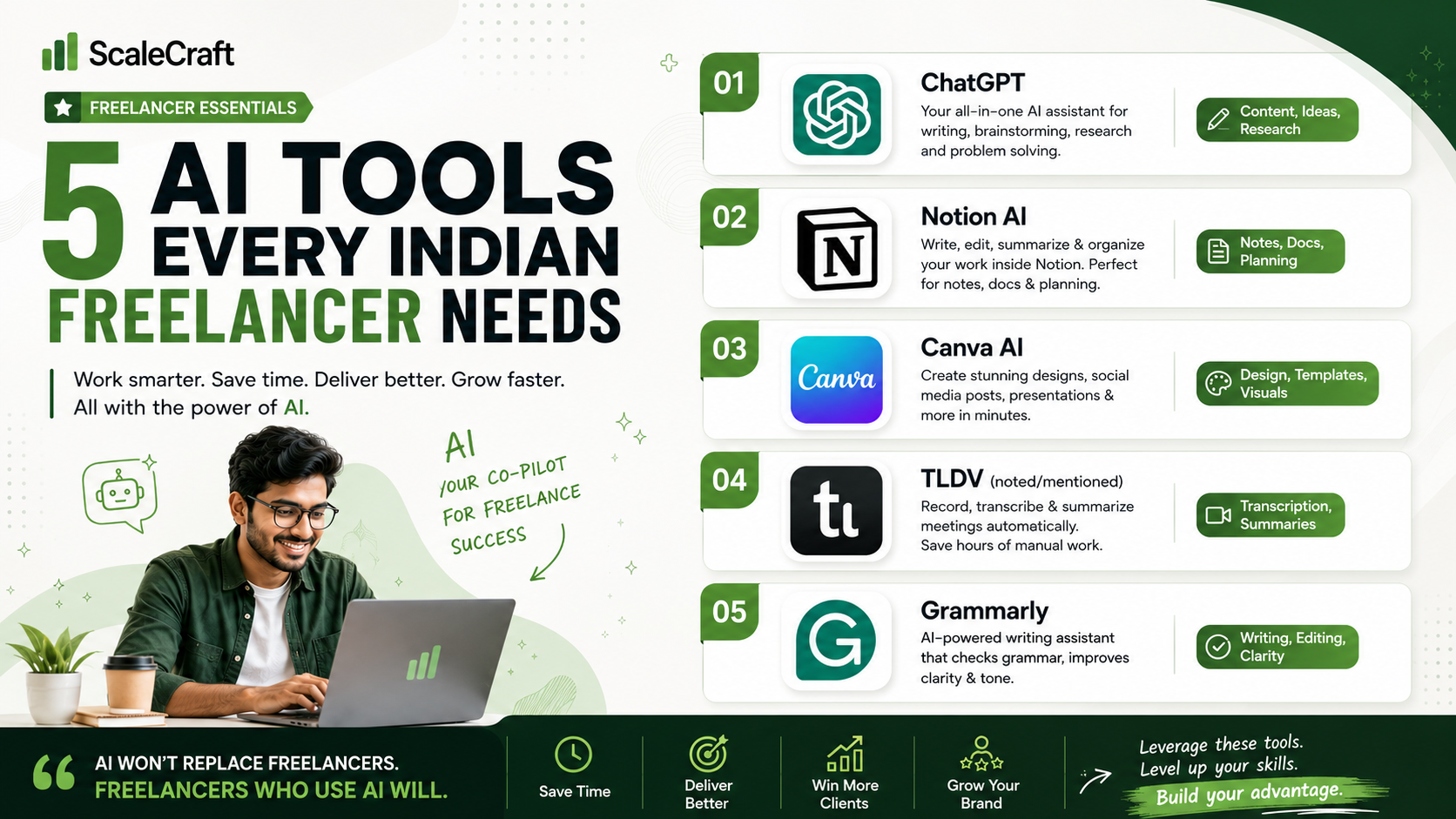 5 AI Tools Every Indian Freelancer Needs
