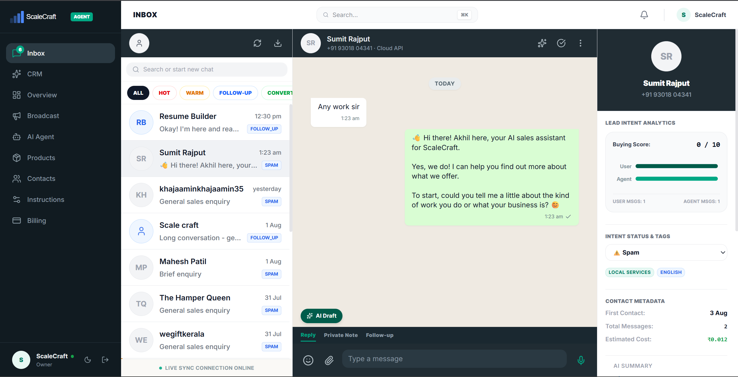 ScaleCraft Agent — Managed SaaS media 1