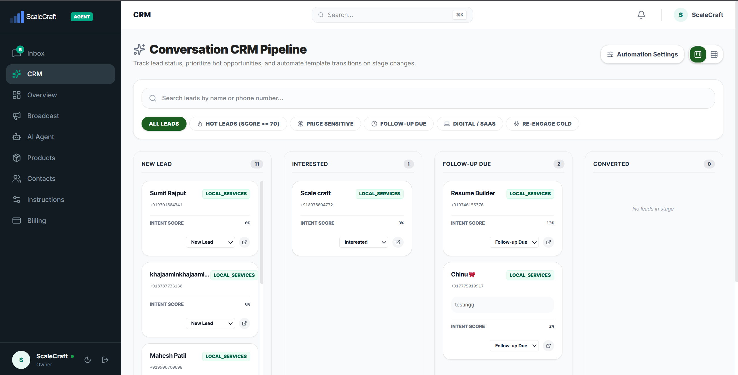 ScaleCraft Agent — Managed SaaS media 2