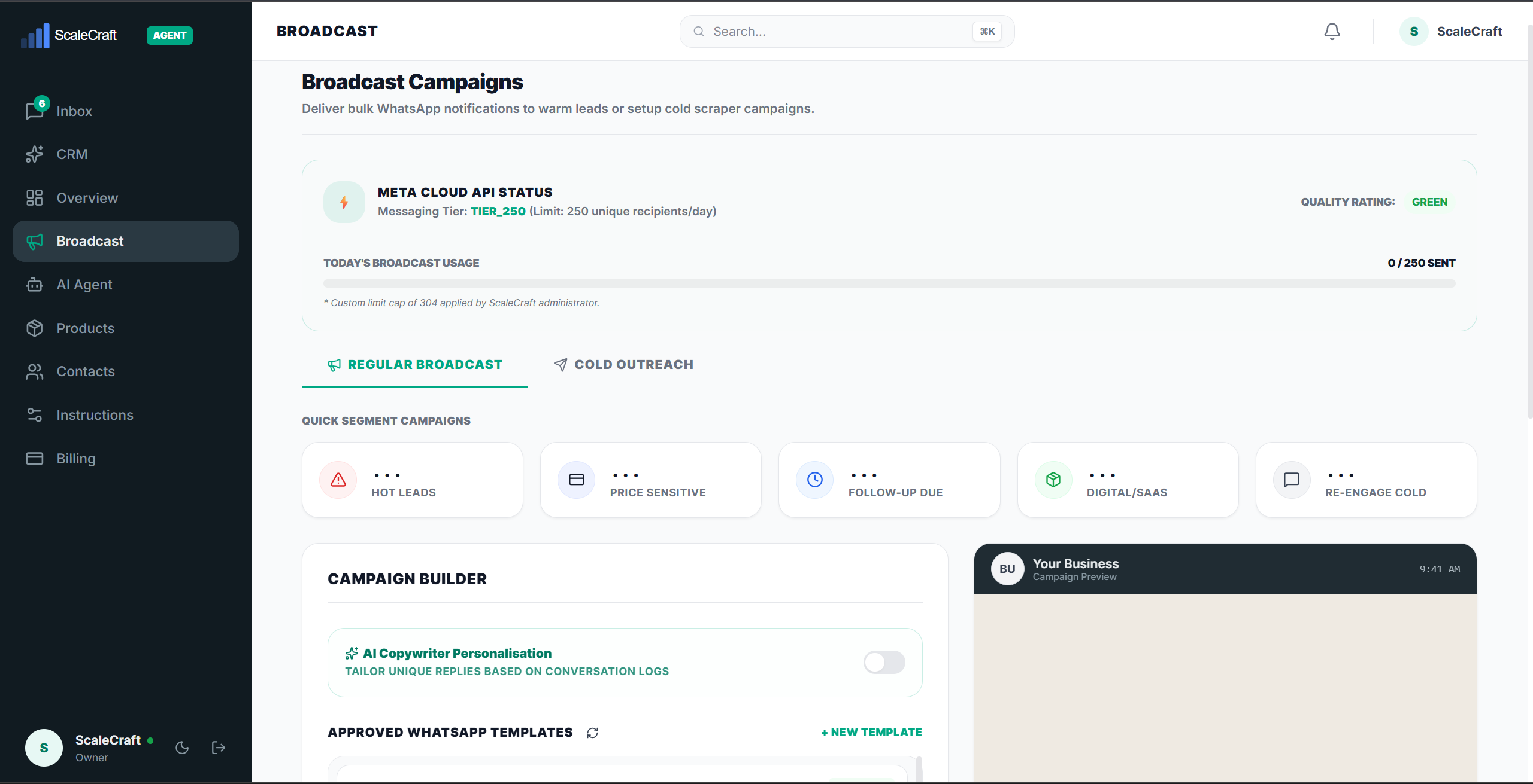 ScaleCraft Agent — Managed SaaS media 5