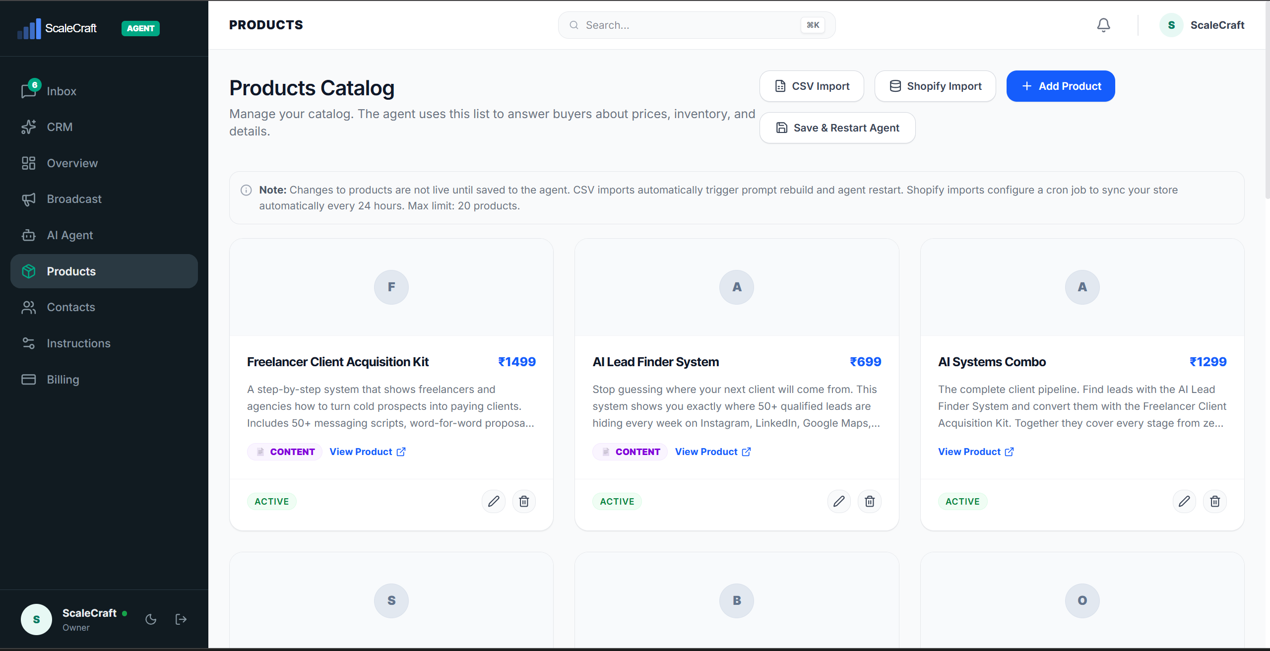 ScaleCraft Agent — Managed SaaS media 7